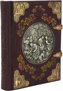 Книга шкіряна «Вино» Андре Доміне — ElitPodarok