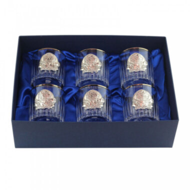 Кришталеві склянки з платиною "Келихи Директора" Boss Crystal — ElitPodarok