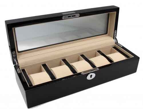 Шкатулка для хранения часов Salvadore WB/3081/BC фото 1 — ElitPodarok