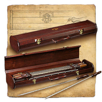 Набор для шашлыков с мангалом в плоском тубусе — ElitPodarok