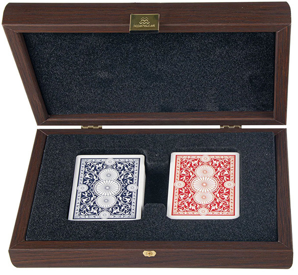 Гральні карти від Manopoulos у скриньці з каліфорнійського горіха фото 1 — ElitPodarok