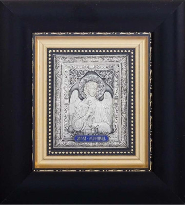 Подарочная посеребренная икона «‎Ангел хранитель» — ElitPodarok