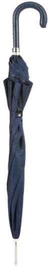 Парасолька-тростина GENTS UMBRELLA WITH NAVY LEATHER HANDLE від PASOTTI фото 2 — ElitPodarok