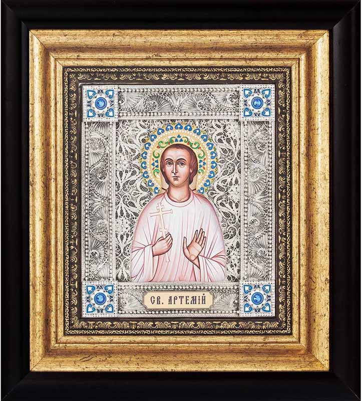Ікона подарункова «Святий Артемій» фото 1 &mdash; ElitPodarok