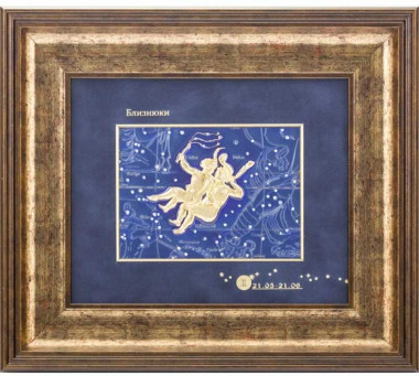 Подарочное панно «Знак зодиака Близнецы» — ElitPodarok
