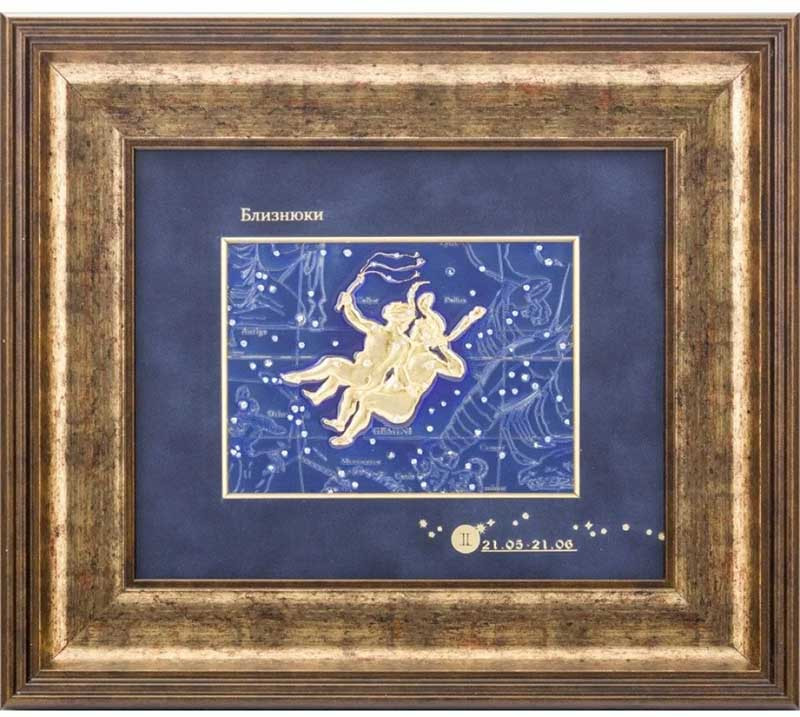Подарункове панно «Знак зодіаку Близнюки» фото 1 — ElitPodarok
