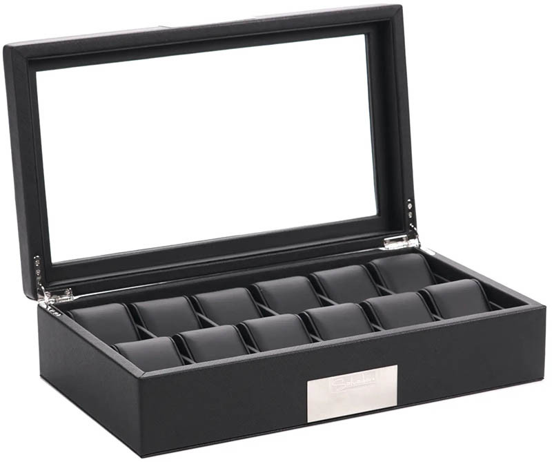 Шкатулка Salvadore для зберігання годинників PB/3633/12.BL фото 1 — ElitPodarok