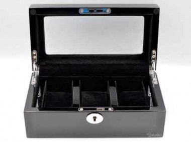 Шкатулка для зберігання годинників Salvadore WB/3085/BB — ElitPodarok