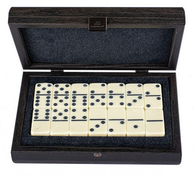 Домино Manopoulos DLE10CBL в шкатулке под крокодила — ElitPodarok