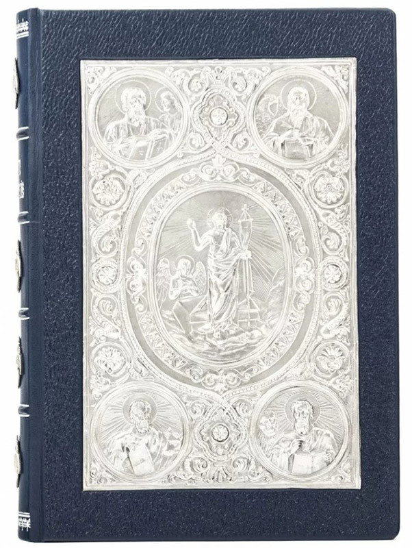 «Святе Євангеліє» Подарункова книга в шкіряній палітурці фото 1 — ElitPodarok