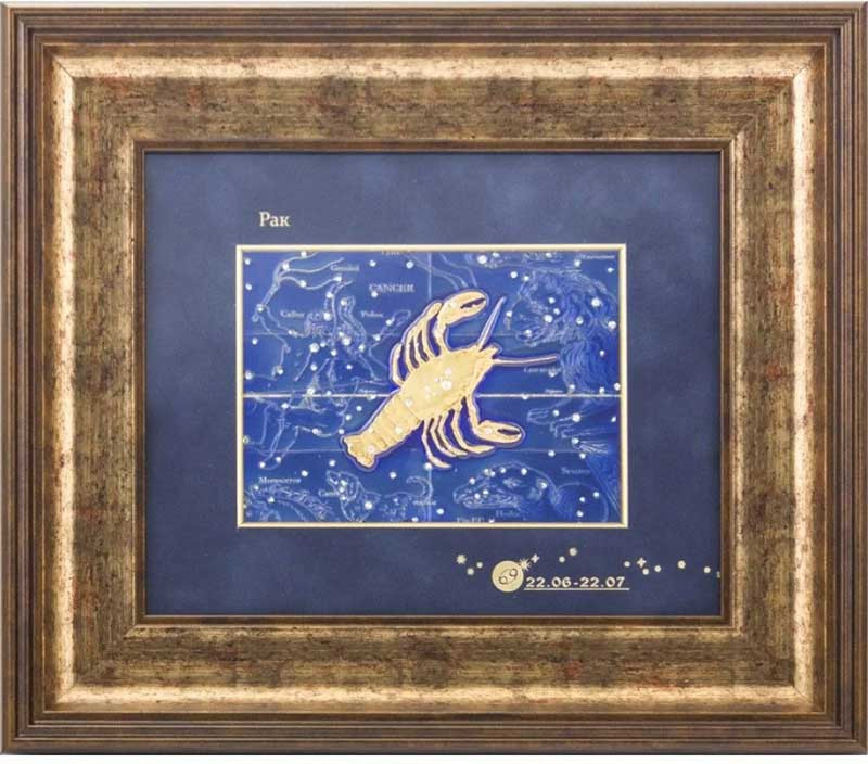Подарункове панно «Знак зодіаку Рак» фото 1 — ElitPodarok