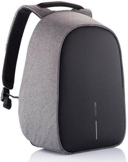 Рюкзак антизлодій «Bobby Hero Small» сірий фото 1 — ElitPodarok