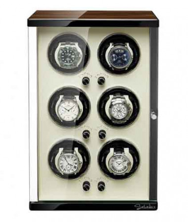 Шкатулка Salvadore для подзавода 6 часов SL/3060-BRW 6X6 — ElitPodarok