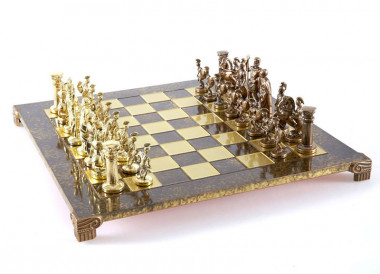 Шахи Manopoulos «Греко-римський період» S11CBRO коричнева дошка — ElitPodarok