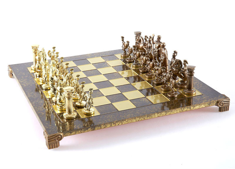 Шахи Manopoulos «Греко-римський період» S11CBRO коричнева дошка фото 1 — ElitPodarok