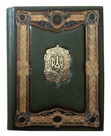 Папка адресная &quot;Величие&quot; зеленая — ElitPodarok