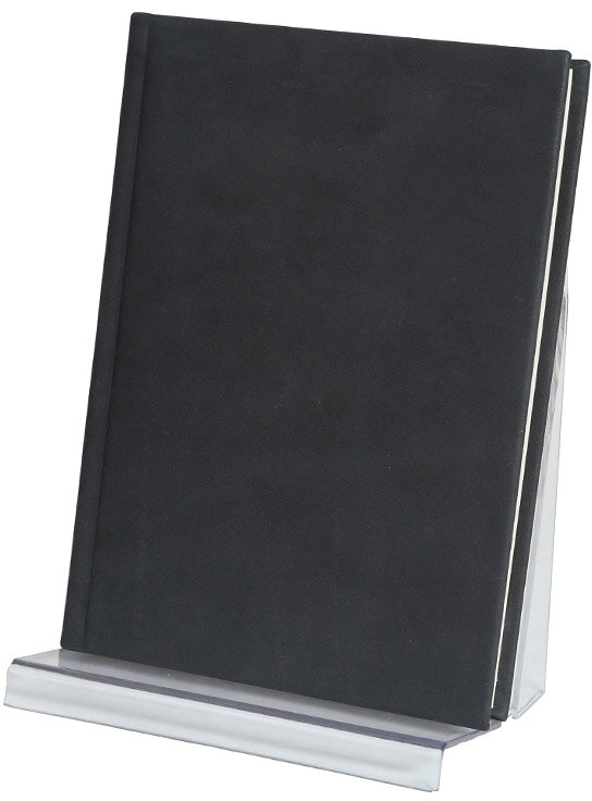 Шкіряний чорний щоденник А5 фото 1 — ElitPodarok