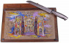 Набор подставка и нож для халы «‎Синагога на Екатерининской»  фото 1 — ElitPodarok