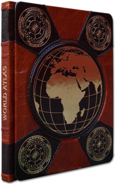 Ексклюзивна книга «World atlas» Великий атлас світу англійською мовою» — ElitPodarok