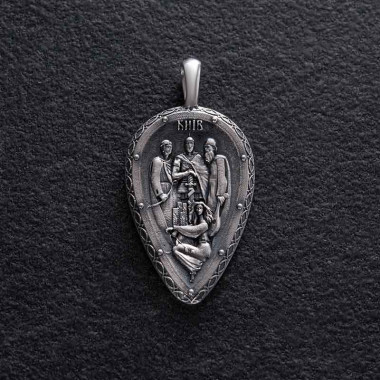 Кулон «Київ. Брати Кий, Щек, Хорив та їхня сестра Либідь» — ElitPodarok