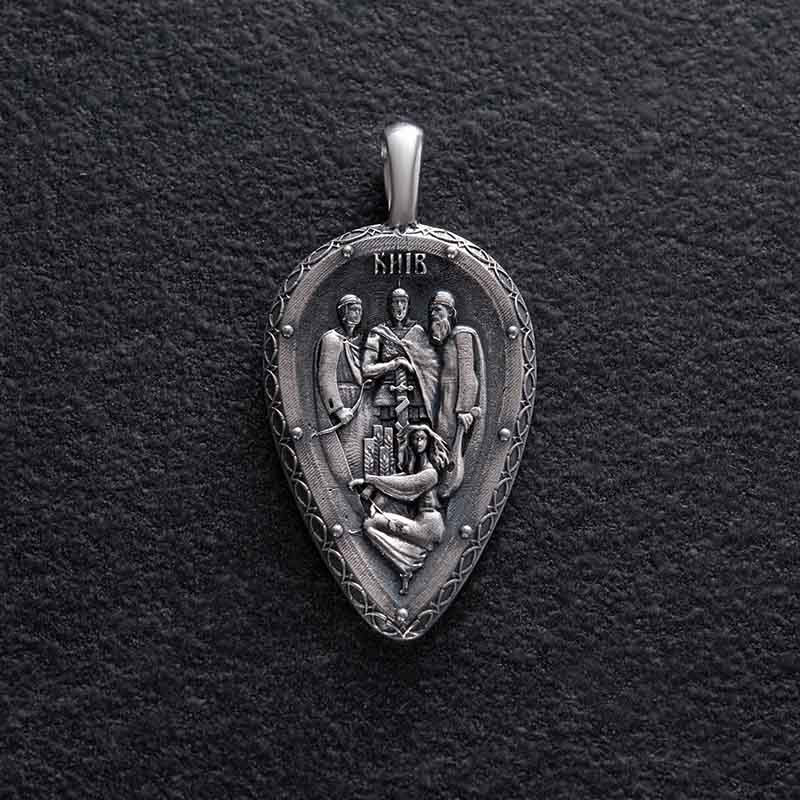 Кулон «Київ. Брати Кий, Щек, Хорив та їхня сестра Либідь» фото 1 — ElitPodarok