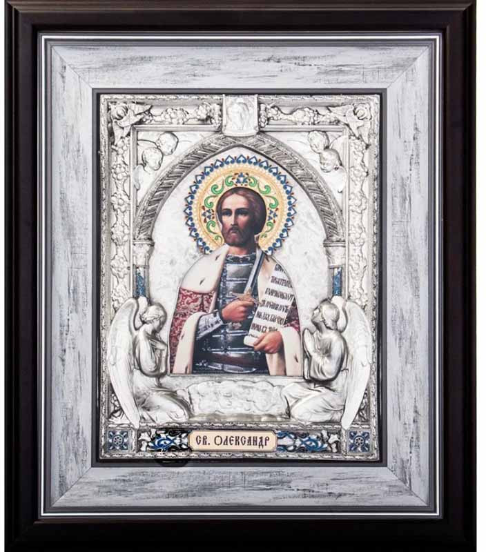 Икона подарочная «Святой благоверный князь Александр Невский‎» фото 1 — ElitPodarok
