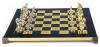 Шахи Manopoulos Classic Metal Staunton S34BLU сині фото 2 — ElitPodarok