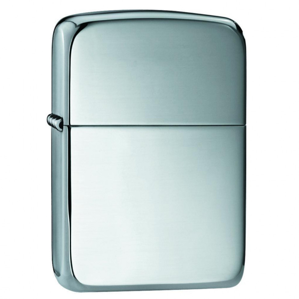 Зажигалка Zippo High Polish Sterling Silver 23 серебряная фото 1 — ElitPodarok