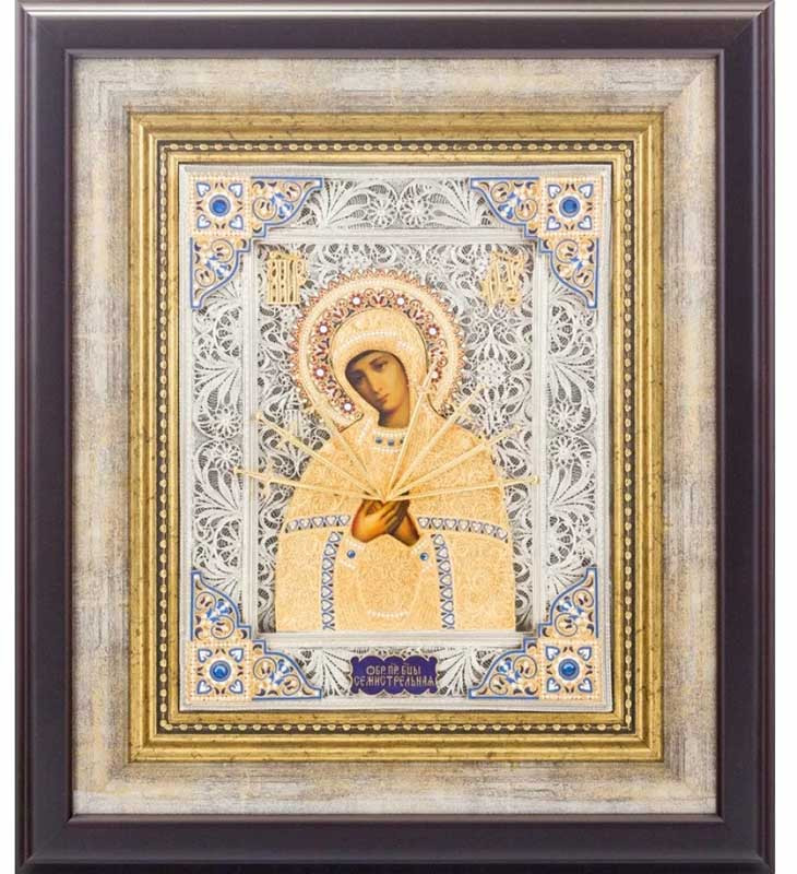 Ікона «Пресвята Богородиця Семистрільна‎» фото 1 — ElitPodarok