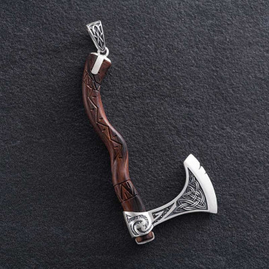 Кулон «Топор» с деревом  — ElitPodarok