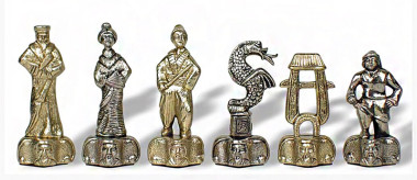 Шахматные фигурки Italfama  Samurai 87M — ElitPodarok