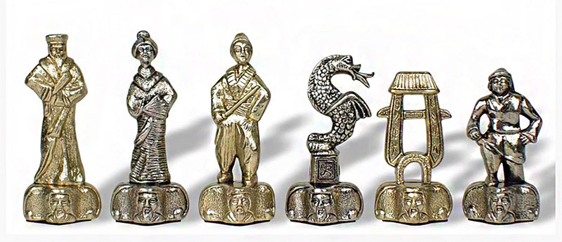 Шахматные фигурки Italfama  Samurai 87M фото 1 — ElitPodarok