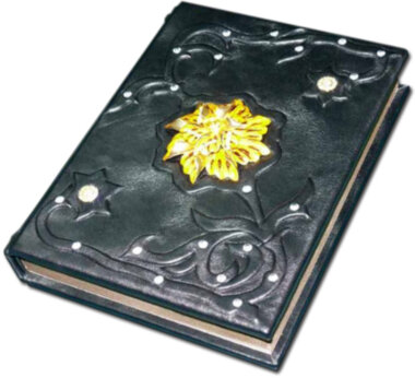 Книга «Омар Хайям і перські поети X-XVI століть» у шкіряній палітурці — ElitPodarok