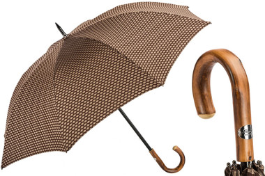 Парасолька-тростина JACQUARD UMBRELLA WITH GEOMETRIC DESIGN від PASOTTI — ElitPodarok