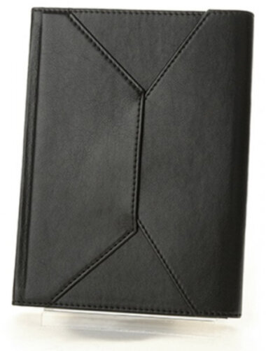 Кожаный ежедневник А5 с клапаном — ElitPodarok