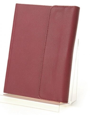 Кожаный ежедневник А5 с клапаном — ElitPodarok