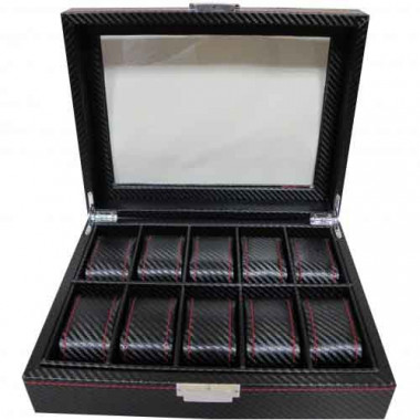 Шкатулка для хранения часов Craft 10PU.CARB.BL — ElitPodarok