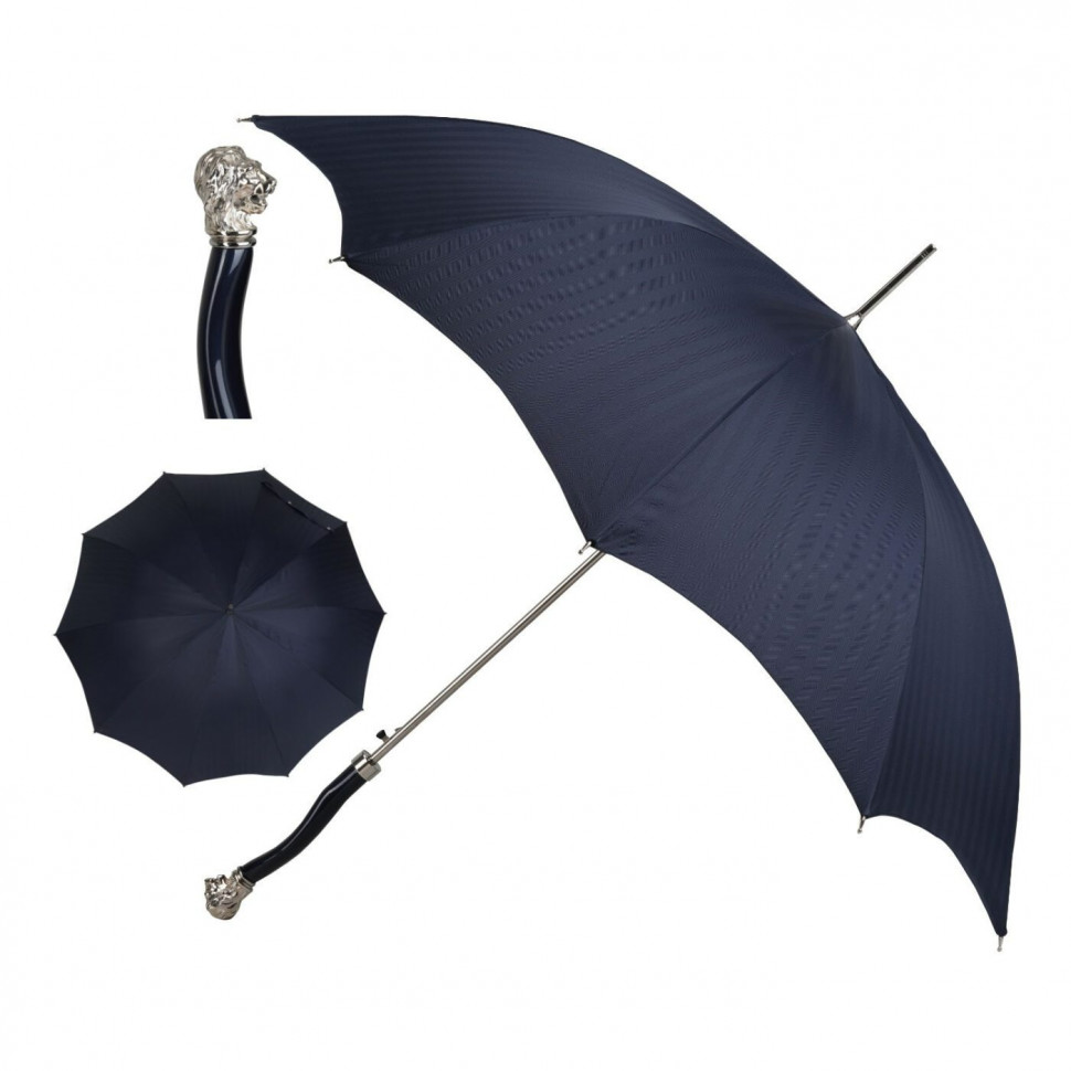 Парасолька-тростина чоловіча «Лев», Silver від Walking Sticks фото 1 — ElitPodarok