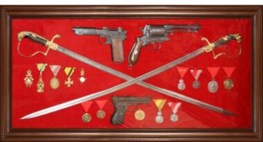 Колаж «Зброя та нагороди Болгарії, Німеччини, Австро-Угорщини» — ElitPodarok