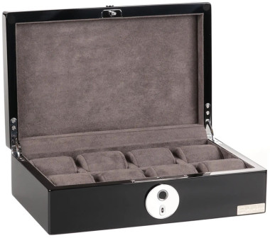 Шкатулка для хранения часов с биометрическим замком Salvadore FP/СB/8W — ElitPodarok