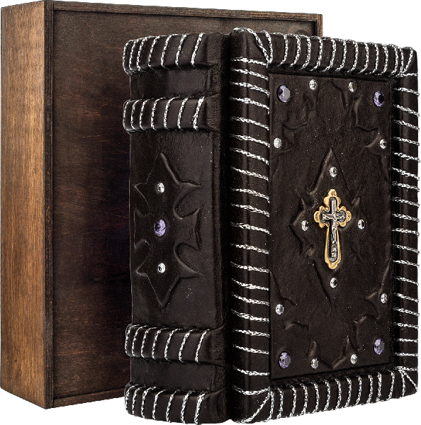 Книга в коже «Православный молитвослов» (мини) фото 1 — ElitPodarok