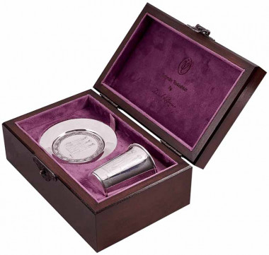 Бехер и блюдце для кидуша, совместная коллекция В. Юдашкина и Д. Ройтмана — ElitPodarok