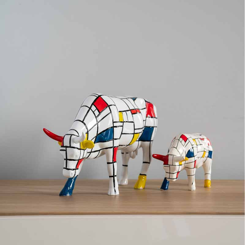 Коллекционная статуэтка корова «Moondriaan» Cow Parade фото 1 — ElitPodarok