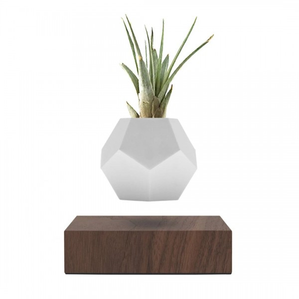 Левитирующий вазон «FLYTE Planter», орех фото 1 — ElitPodarok