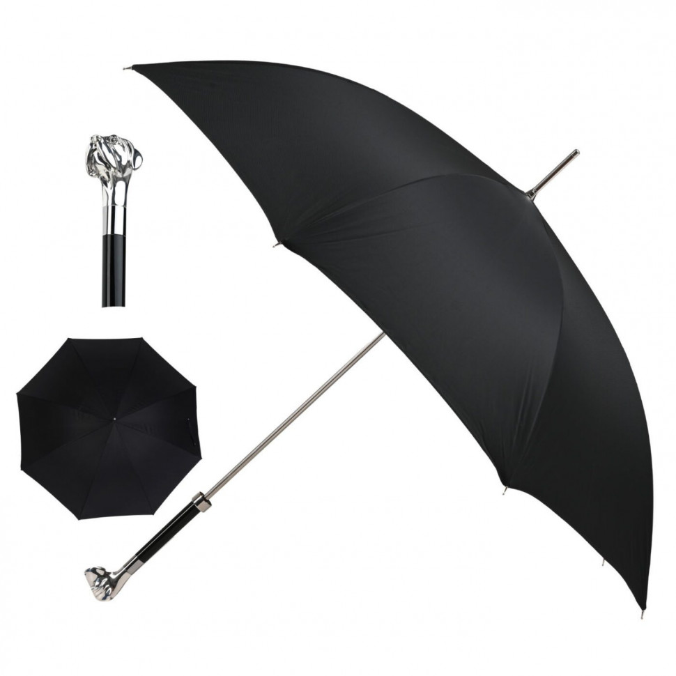 Парасолька-тростина чоловіча «Бульдог», Silver від Walking Sticks фото 1 — ElitPodarok