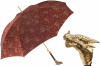 Парасолька-тростина GOLDEN DRAGONS BURGUNDY UMBRELLA від PASOTTI фото 1 — ElitPodarok