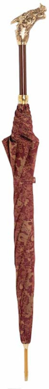 Парасолька-тростина GOLDEN DRAGONS BURGUNDY UMBRELLA від PASOTTI фото 2 — ElitPodarok