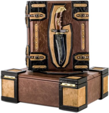 Подарочная книга «Охота» (Clinker с ножом) Блюхель К. — ElitPodarok