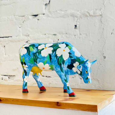 Статуэтка корова «Cowalina Dogwood» от бренда Cow Parade — ElitPodarok