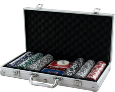 Набір для покеру в алюмінієвому кейсі (300 фішок) — ElitPodarok